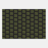 Whiskey Tango Foxtrot WTF Inpakpapier Vel (Voorkant 2)