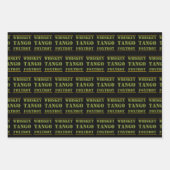 Whiskey Tango Foxtrot WTF Inpakpapier Vel (Voorkant)