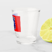 Whiskey-trommel met 173 Airborne flag design Shot Glas (Rechts)