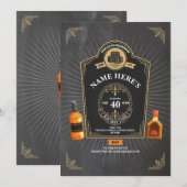 Whiskey Verjaardag Ouder tot perfectie 50ste 60ste Kaart (Voorkant / Achterkant)