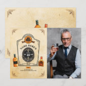 Whiskey Verjaardag Ouder tot perfectie Foto Mannen Kaart (Voorkant / Achterkant)