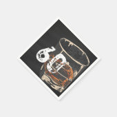 Whiskey Verjaardag, Uitnodiging voor Mannen, BEWER Servet (Hoek)