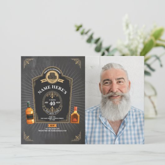 Whiskey Verjaardag Verouderd tot perfectie 50e Kri Kaart (Staand voorkant)