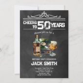 Whiskey-verjaardagsfeestdag Kaart (Voorkant)