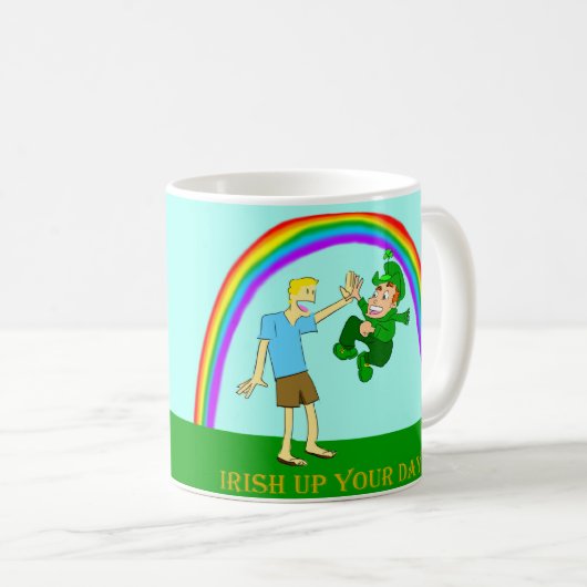 Whiskey voor ontbijt koffiemok (Voorkant rechts)