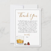 Whiskey Waterverf Chocolade Truffles Birthday Bedankkaart (Voorkant)