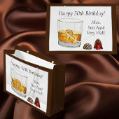 Whiskey Waterverf Chocolade Truffles Birthday Groot Cadeauzakje