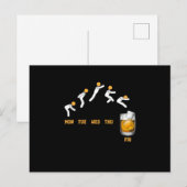 Whiskey Week Jump Whiskey Alcohol Briefkaart (Voorkant / Achterkant)