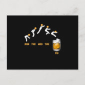 Whiskey Week Jump Whiskey Alcohol Briefkaart (Voorkant)