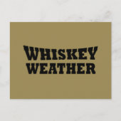 Whiskey weer grappig drink citaten feestdagenkaart (Voorkant)
