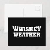 Whiskey weer grappig drink citaten feestdagenkaart (Voorkant / Achterkant)