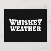 Whiskey weer grappig drink citaten feestdagenkaart (Voorkant)
