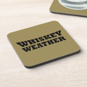 Whiskey weer grappig drink gezegden bier onderzetter