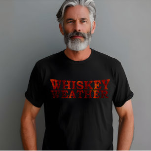 Whiskey weer grappige alcohol gezegden geschenken t-shirt