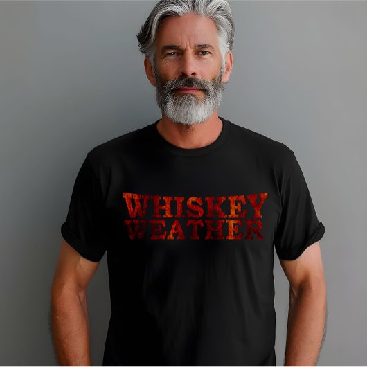 Whiskey weer grappige alcohol gezegden geschenken t-shirt