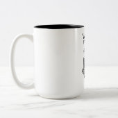 Whiskey & Whiskers Tweekleurige Koffiemok (Links)