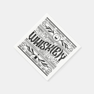 Whiskey / Whisky Napkin Servet