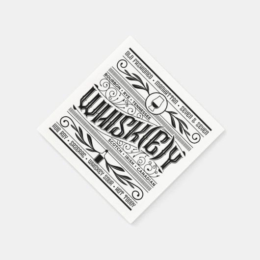 Whiskey / Whisky servet (Hoek)