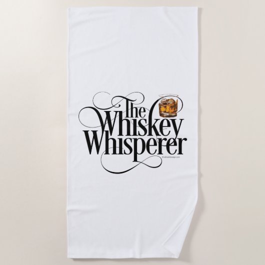 Whiskey Whisperer Beach Towel Strandlaken (Voorkant)