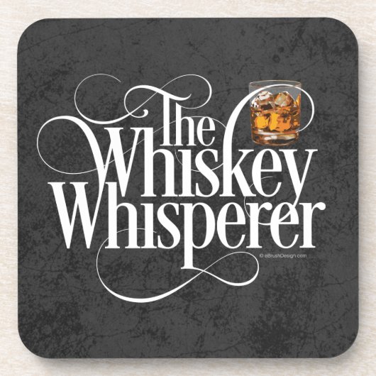 Whiskey Whisperer Drink Onderzetter (Voorkant)