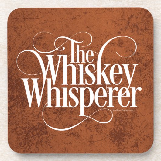 Whiskey Whisperer Drink Onderzetter (Voorkant)