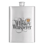 Whiskey Whisperer Flask Flacon (Voorkant)