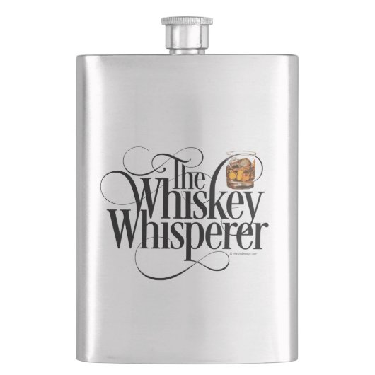 Whiskey Whisperer Flask Flacon (Voorkant)