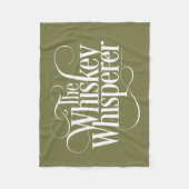 Whiskey Whisperer Fleece Deken (Voorkant)