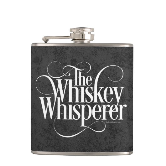 Whiskey Whisperer Heupfles (Voorkant)