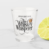 Whiskey Whisperer Shot Glass Glas (Voorkant)