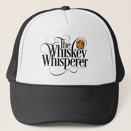 Whiskey Whisperer Trucker Hat Pet (Voorkant)