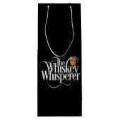 Whiskey Whisperer Wine Gift Bag Wijn Cadeautas (Achterkant)