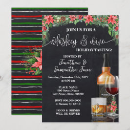 Whiskey & Wijnproeverij Vakantie Kerstfeest Kaart