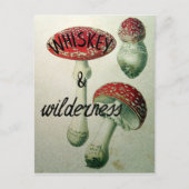 Whiskey & Wilderness Toadstool Briefkaart (Voorkant)