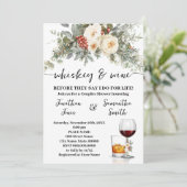 Whiskey & Wine Before I do for Life Winter Shower Kaart (Staand voorkant)