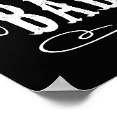 Whiskey woensdag voor Badasses Zwart Wit Poster (Hoek)