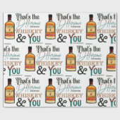 Whiskey Wrapping Paper Cadeaupapier (Vlak)
