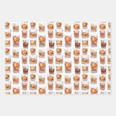 Whiskey Wrapping Paper - Cocktail Gift Wrap (Voorkant 2)
