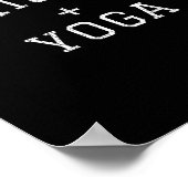 Whiskey + Yoga Poster (Hoek)