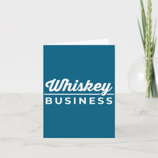 Whiskey Zakendoen Drinken St Patrick's Dag Kaart