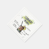 Whiskey Zure Drink Recept Cocktail servet (Hoek)