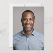 Whiskey Zwart Goud Foto 40e Verjaardagsfeest Kaart (Achterkant)