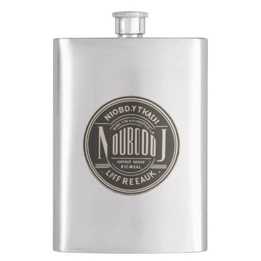 #WhiskeyLoversClassicFlask Flacon (Voorkant)
