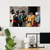 Whiskeyrantsoen bij Fort Osage, Missouri Poster (Thuiskantoor)