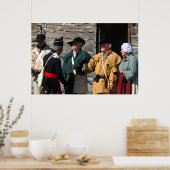 Whiskeyrantsoen bij Fort Osage, Missouri Poster (Keuken)