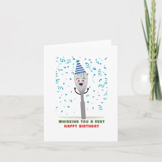 Whisking You Puns Verjaardag Kaart (Voorkant)