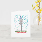 Whisking You Puns Verjaardag Kaart (Gele Bloem)