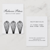 Whiskvariatie | Culinair Master Visitekaartje (Voorkant / Achterkant)