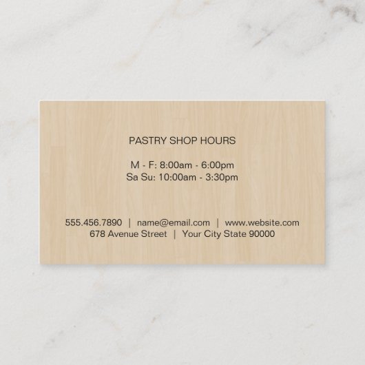 Whiskvariatie | Cultuurmeester | Houtkorrels Visitekaartje (Achterkant)