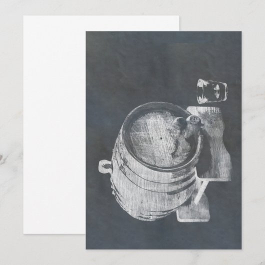 Whisky Barrel Kaart (Voorkant / Achterkant)
